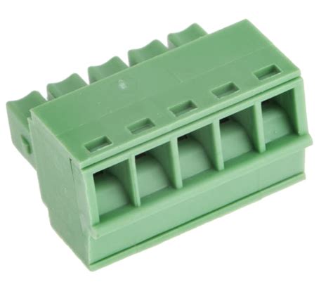 RS PRO | RS PRO, 3.5mm Pitch, 5 Way, , Pluggable Terminal Block, Plug ...