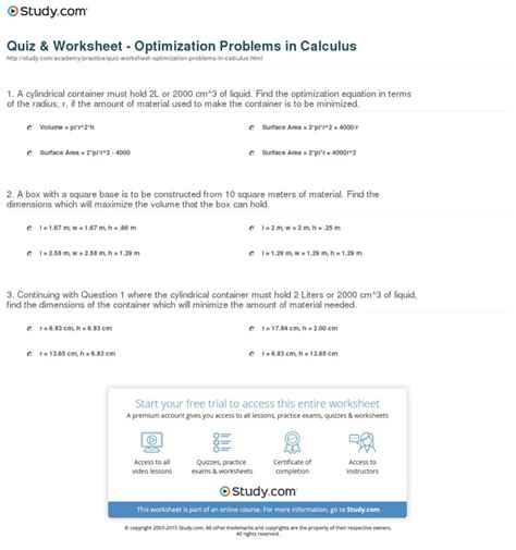 Image result for Optimization Problems Calculus