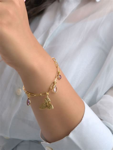 Gold Plated Handcrafted Brass Bracelet