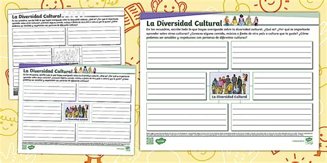 Mapa Conceptual: La Diversidad Cultural (teacher made)