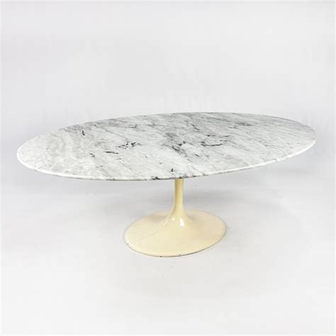Vintage Italian Large Oval Marble Dining Table, 1960s | #240389
