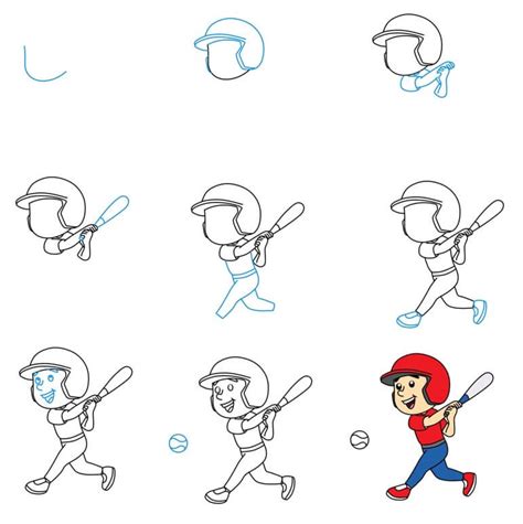 15+ Easy and Simple Baseball Drawing Ideas - Drawing Photos