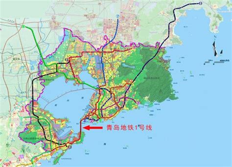 青岛轨道交通线路图（三期建设规划 / 运营版） - 知乎