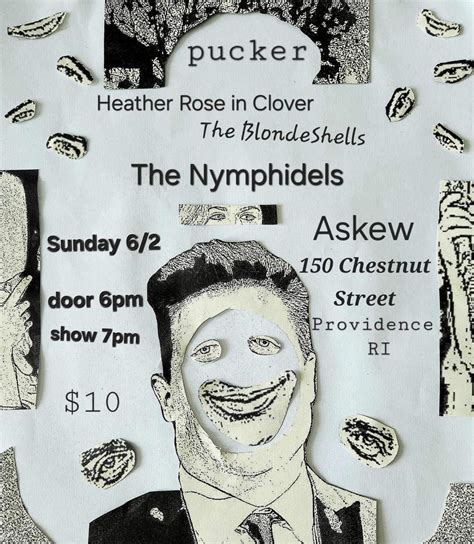 Pucker, Heather Rose In Clover, The BlondeShells (a tribute to Blondie ...