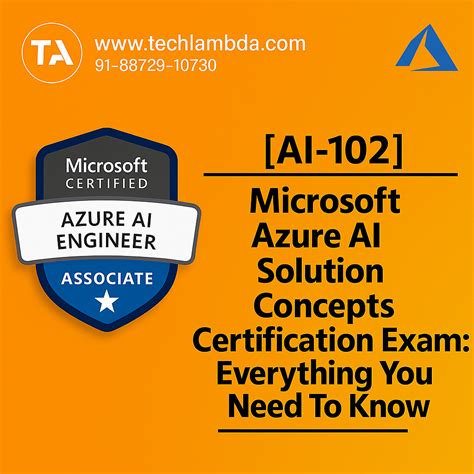 AI-102: Designing and Implementing an Azure AI Solution – Tech Lambda ...