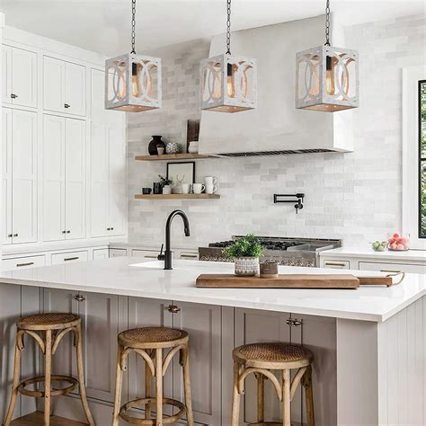 White Pendant Lights for Kitchen Island: Illuminate Elegance