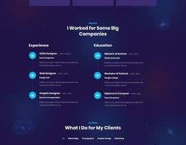 graphic layout of personal website | Freelancer