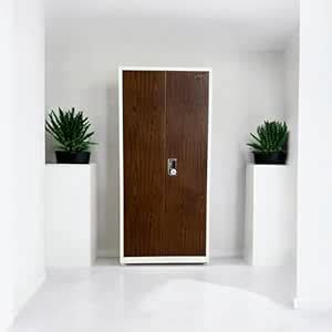 Ujjawal Steel Almirah 100% Powder Coated,Wood Sublimation Door (3610, H ...