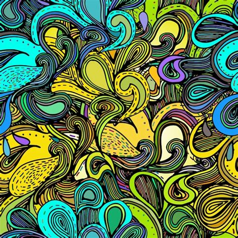 Illustrations with abstract sea waves | Premium Photo