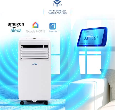 Buy ALLAIR Portable Air Conditioner Unit 5000BTU with WiFi Smart APP ...