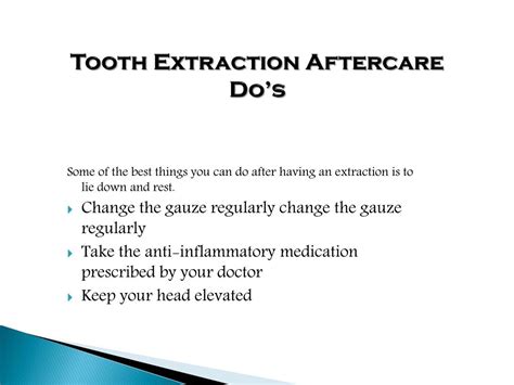 PPT - Lithia Dentist -Tooth extraction Aftercare & Recovery Tips | Bridges Dental PowerPoint ...