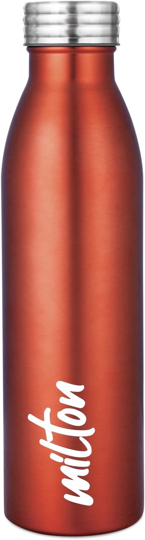 MILTON Aqua 750 Stainless Steel Water Bottle Set of 4, 750 ml Each ...