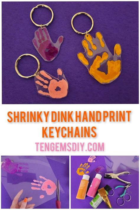 How to make shrinky dink handprint keychains – Artofit