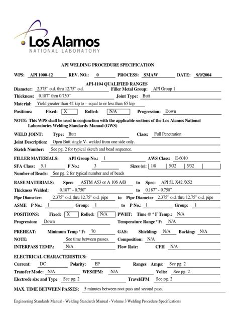 Image result for API 1104 Apendix B WPS