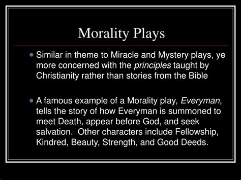 Morality Play 的图像结果