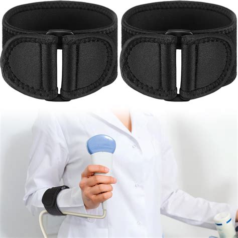 Buy Nuanchu 2 Pcs Ultrasound Probe Cable Brace Black Adjustable ...