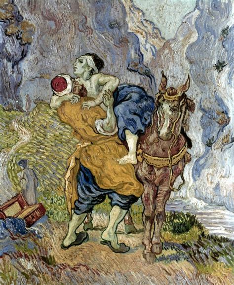 Van Gogh Samaritan 1890 NThe Good Samaritan Oil On Canvas Vincent Van ...