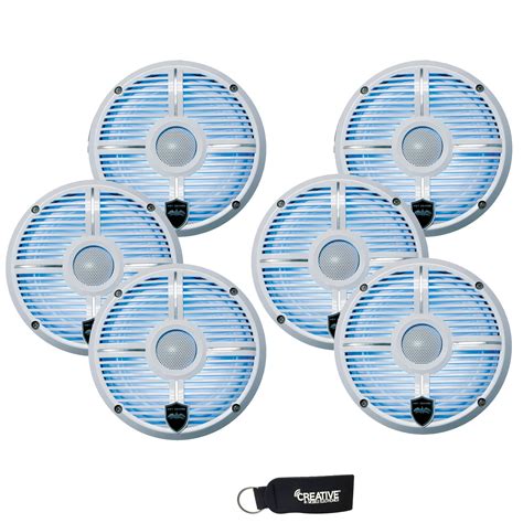 Buy Wet Sounds - Three Pairs Of REVO 6-XWW White Closed XW Grille 6.5 ...