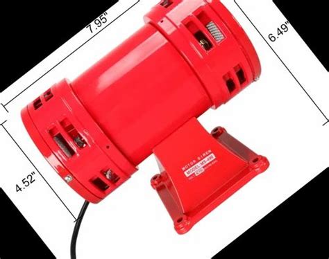 Fire Fighting Products - Kheraj Hand Operated Siren Manufacturer from ...