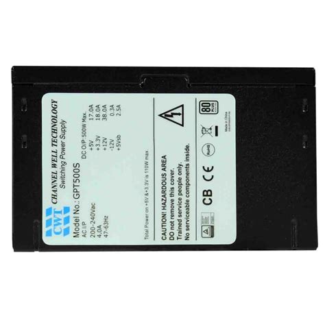 RS PRO | RS PRO 500W PC Power Supply, 200 → 240V ac Input, 3.3V, 5V ...