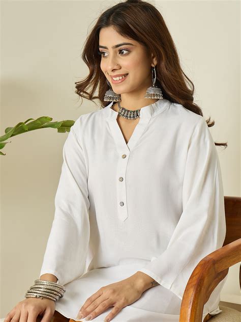 White Kurta Farshi Salwar Set