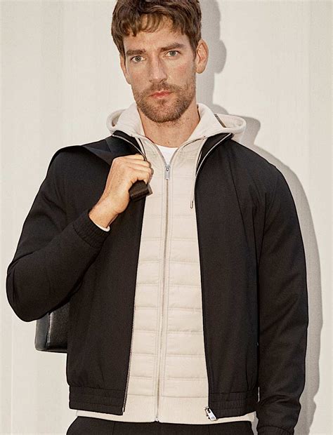 Buy Funnel Neck Stretch Bomber Jacket at Marks & Spencer
