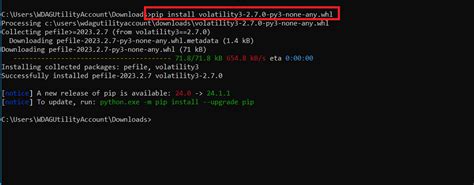 Image result for Volatility 3 Install Windows
