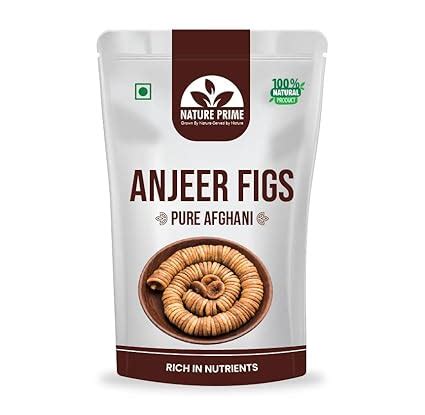 Nature Prime Premium Afghani Anjeer Dried Fig | Rich Source of Fibre ...