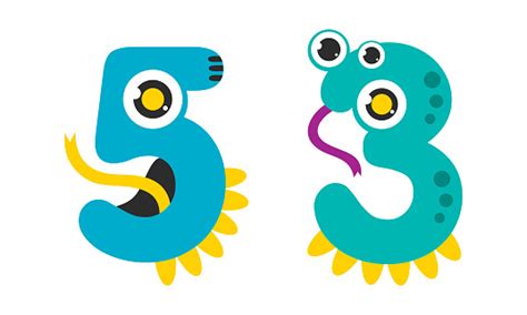 Image result for Number Creatures 53