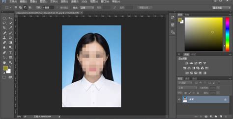 用photoshop cs6怎么制作一寸电子档照片_百度知道