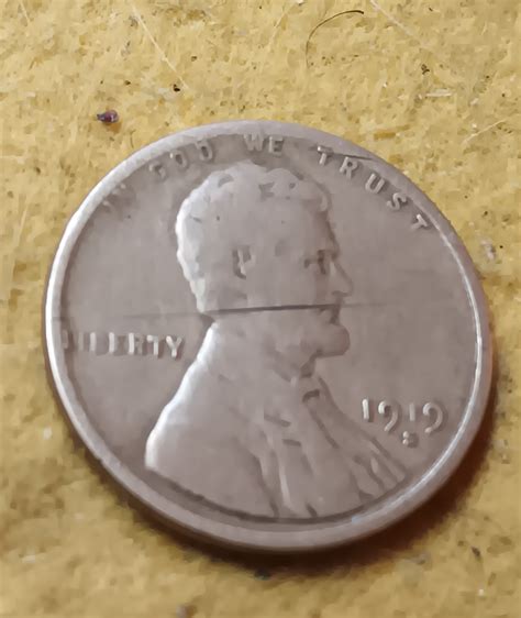 1919 Wheat Penny Stress Crack - Coin Community Forum