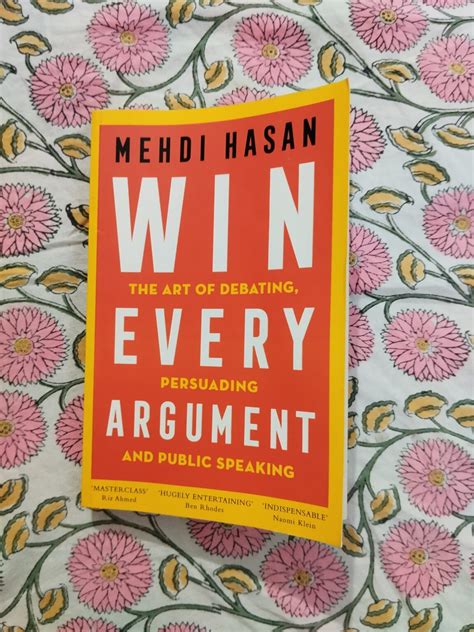 ‘Win Every Argument’ by Mehdi Hasan – Aishwariya's LittLog