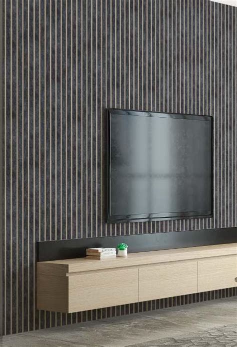 PN PVC Louver 8x0.41 ft designer Grey PN 03226 – Next Level Decor Chennai