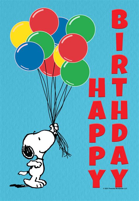 Snoopy Birthday Wallpaper Amazon.com : Hallmark Peanuts Birthday Card