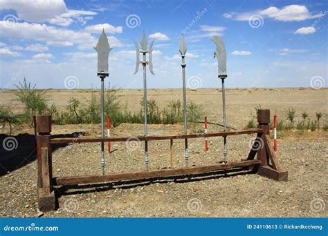 Ancient Chinese Weapons stock image. Image of pike, heavy - 24110613