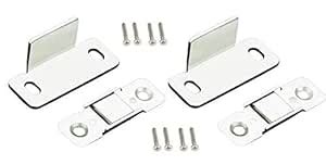 MHS Ultra Slim Magnetic Door Catcher & Stopper with Screws – Heavy Duty ...