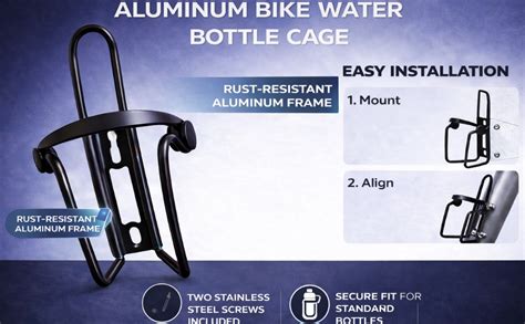 Premium Bicycle Water Bottle Holder | Lightweight Cycle Bottle Stand ...