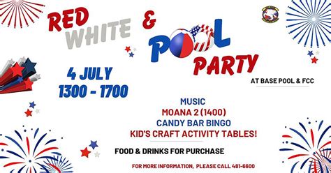 Red, White & Pool Party, Altus AFB Pool/Freedom Community Center, 4 ...