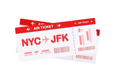 Flugticket Travel Boarding Pass Ticketvorlage | Premium Vektor