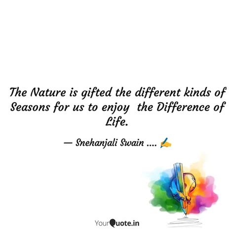 The Nature is gifted the ... | Quotes & Writings by Snehanjali Swain ...