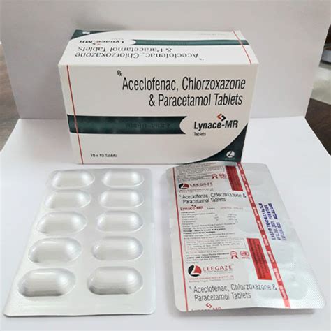 Lynace MR - Aceclofenac, chlorzoxazone & Paracetamol - Leegaze ...