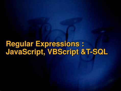 Image result for Regular Expression in VBScript