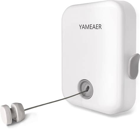 Buy YAMEAER Retractable Clothesline Indoor, Heavy Duty Wall Mounted ...