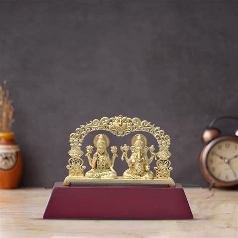 Buy Online Metal Lakshmi Ganesh Idol Showpiece Gift upto 60% Off