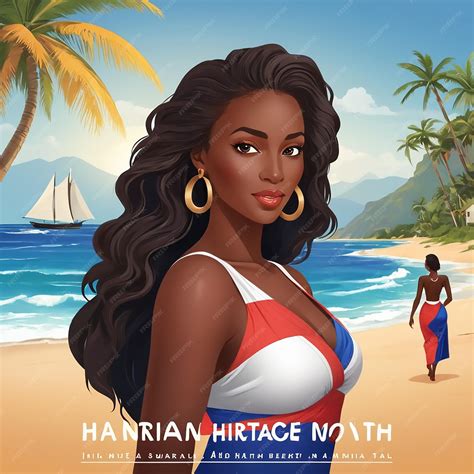 Premium Vector | Haitian heritage month
