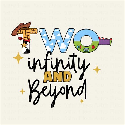 Toy Story Two Infinity and Beyond PNG | 2nd Birthday Digital Download | Woody Buzz Lightyear ...