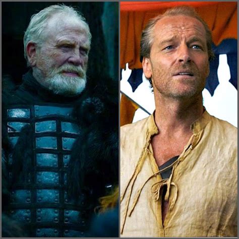 Jeor Mormont/James Cosmo & Ser Jorah Mormont/Iain Glen of Bear Island ...
