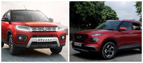 BS6 Maruti Vitara Brezza Petrol Vs Hyundai Venue – Price / Mileage ...