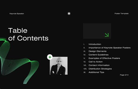 Keynote Speaker Poster Template in PDF, PPT, Google Slides, Apple ...