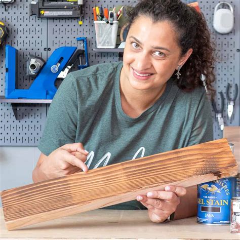 How To Stain Wood: A Step-By-Step Guide For Beginners - Anika's DIY Life